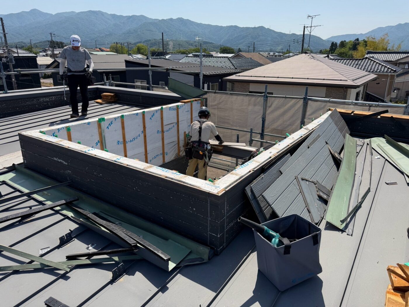 阿賀野市 外壁リフォーム 施工前(窯業系外壁の劣化)